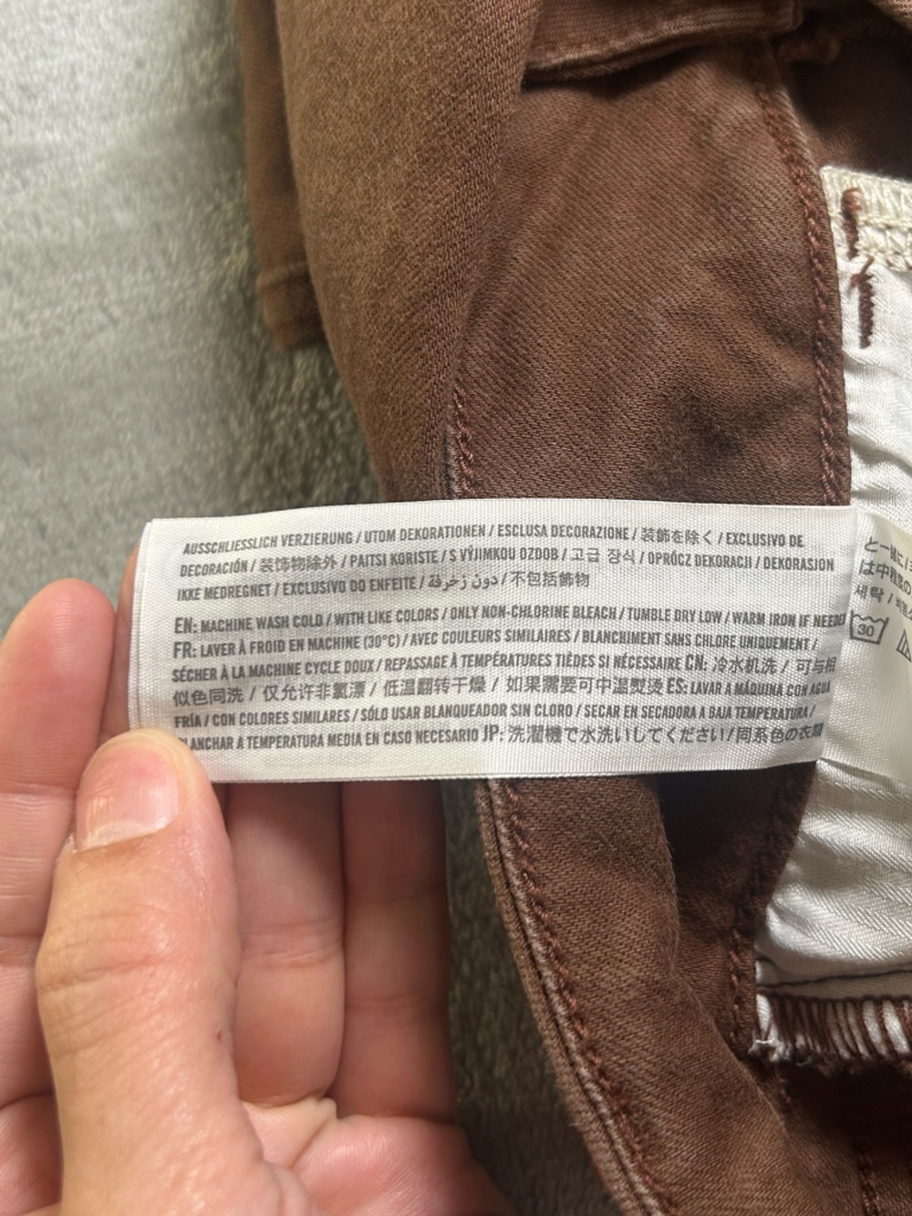 Hollister low rise Brown Flared Pants - Picture 8 of 9